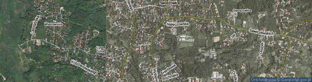 Zdjęcie satelitarne Korczyńskiego Ludomiła ul.