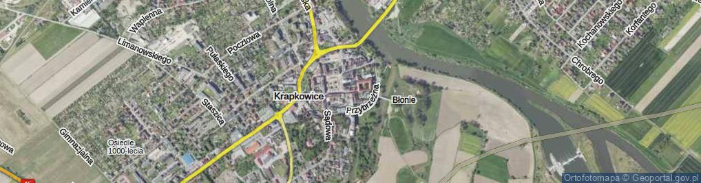Zdjęcie satelitarne Kościelna ul.