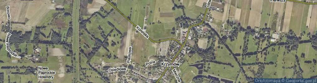 Zdjęcie satelitarne Konińska ul.