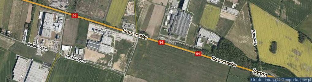 Zdjęcie satelitarne Kosmonautów ul.