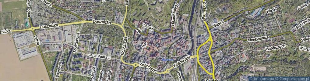 Zdjęcie satelitarne Kościelna ul.