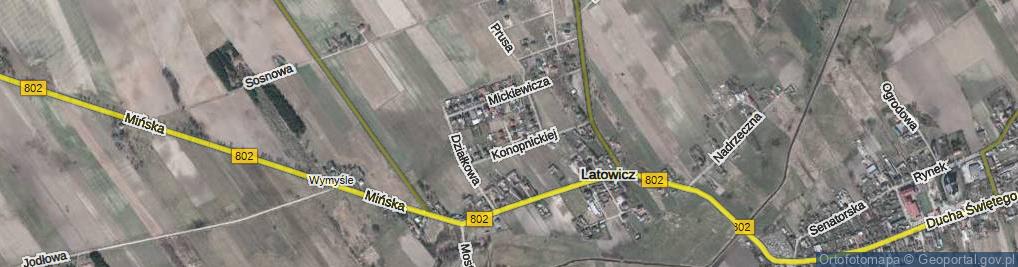 Zdjęcie satelitarne Kochanowskiego Jana ul.