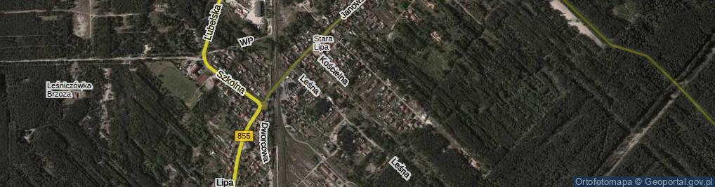 Zdjęcie satelitarne Kościelna ul.