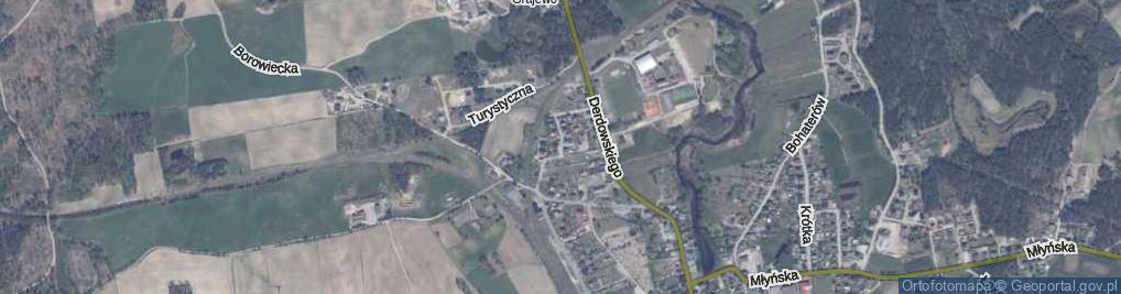 Zdjęcie satelitarne Kolejowa ul.