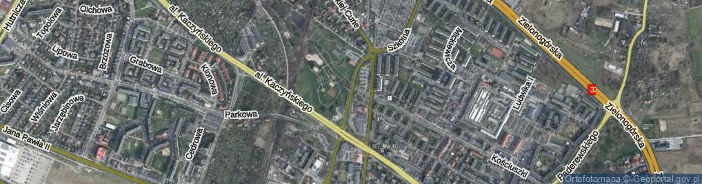 Zdjęcie satelitarne Konstytucji 3 Maja ul.