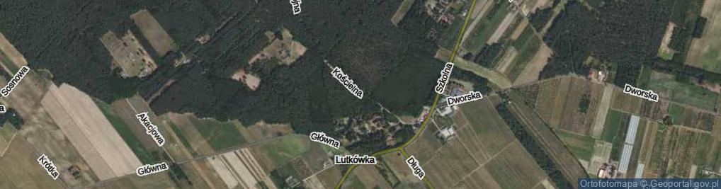 Zdjęcie satelitarne Kościelna ul.