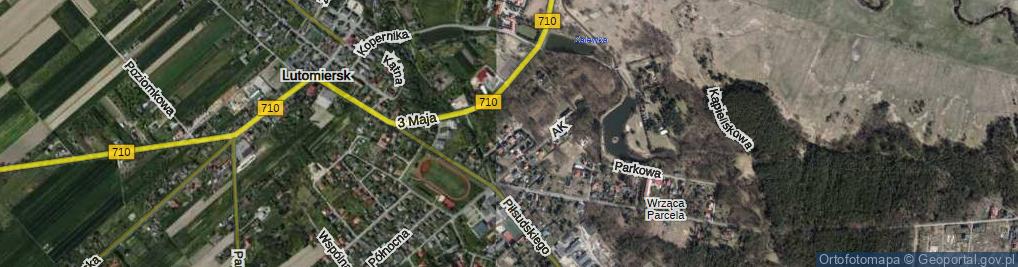 Zdjęcie satelitarne Kochanowskiego Jana ul.