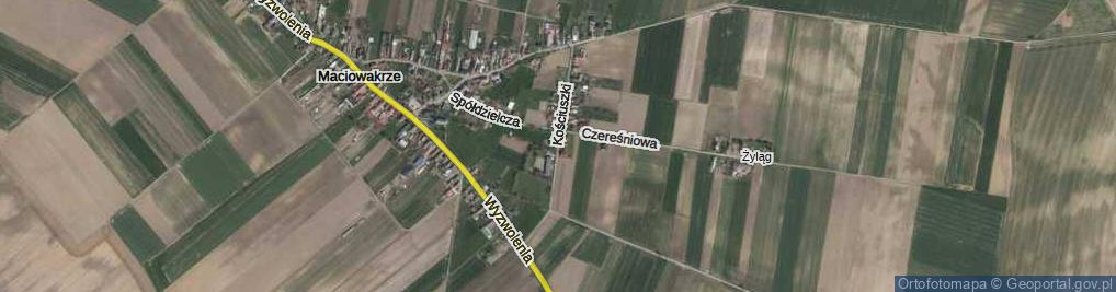Zdjęcie satelitarne Kościuszki Tadeusza, gen. ul.