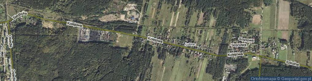 Zdjęcie satelitarne Kolejowa ul.