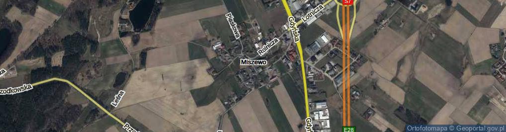 Zdjęcie satelitarne Kowala ul.