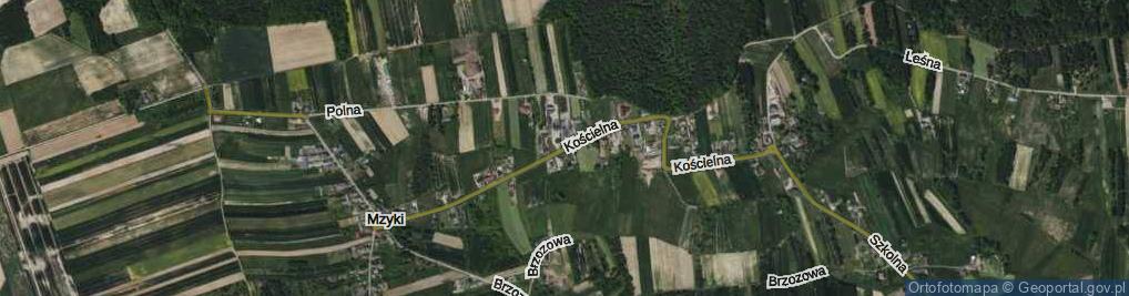 Zdjęcie satelitarne Kościelna ul.