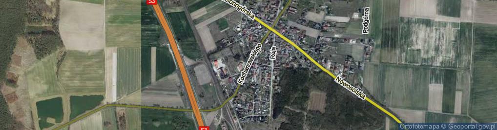 Zdjęcie satelitarne Kochanowskiego Jana ul.