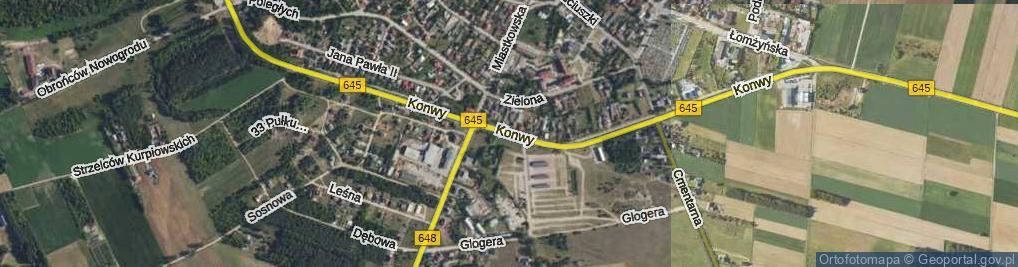 Zdjęcie satelitarne Konwy Stacha ul.