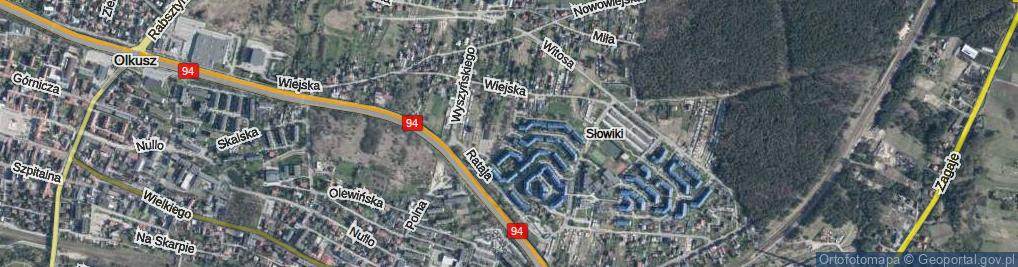 Zdjęcie satelitarne Kolberga Oskara ul.