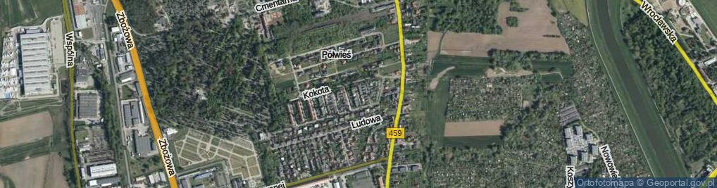 Zdjęcie satelitarne Kolbuszewskiego Stanisława, prof. ul.