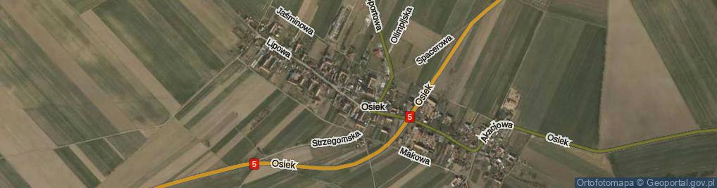 Zdjęcie satelitarne Kościelna ul.