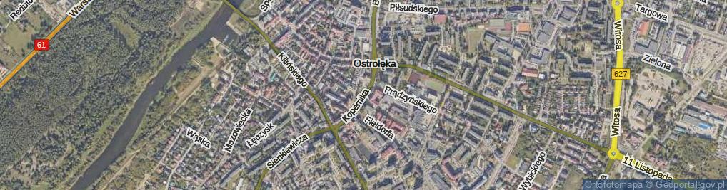 Zdjęcie satelitarne Kopernika Mikołaja ul.