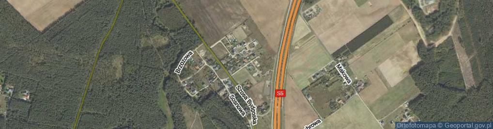Zdjęcie satelitarne Konwaliowa ul.