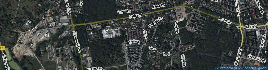 Zdjęcie satelitarne Korczaka Janusza ul.