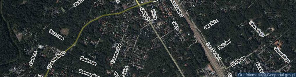 Zdjęcie satelitarne Kosmiczna ul.