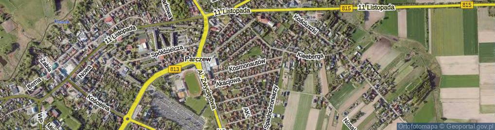 Zdjęcie satelitarne Kosmonautów ul.