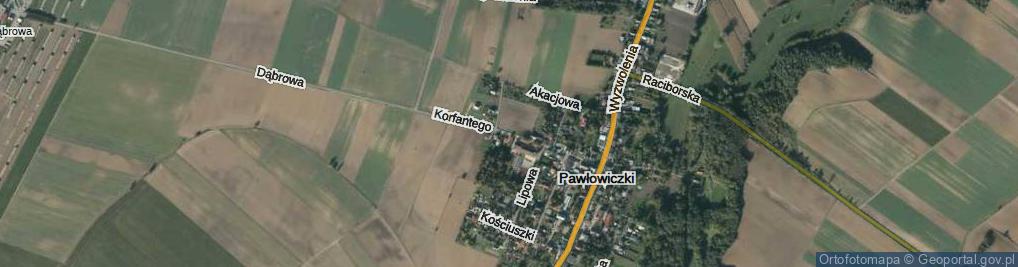 Zdjęcie satelitarne Korfantego Wojciecha ul.