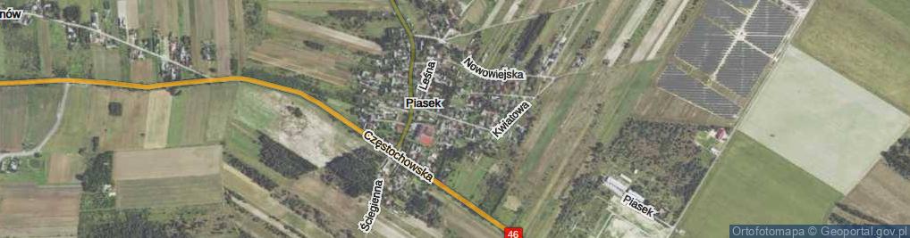 Zdjęcie satelitarne Kościelna ul.