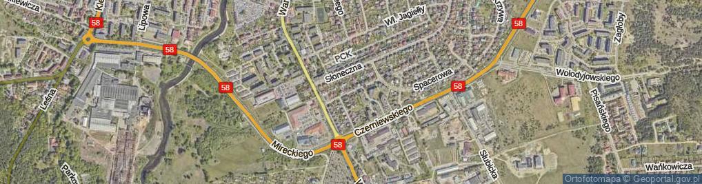 Zdjęcie satelitarne Konopnickiej Marii ul.