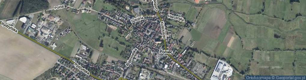 Zdjęcie satelitarne Kościelna ul.