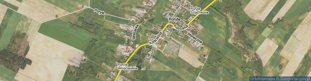 Zdjęcie satelitarne Kościelna ul.