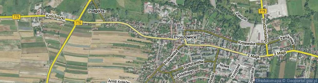 Zdjęcie satelitarne Kosynierów ul.