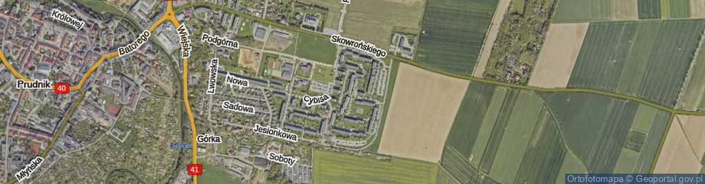 Zdjęcie satelitarne Korfantego Wojciecha ul.
