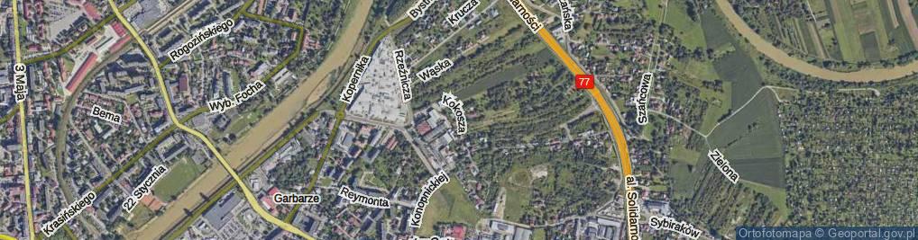 Zdjęcie satelitarne Kokosza ul.