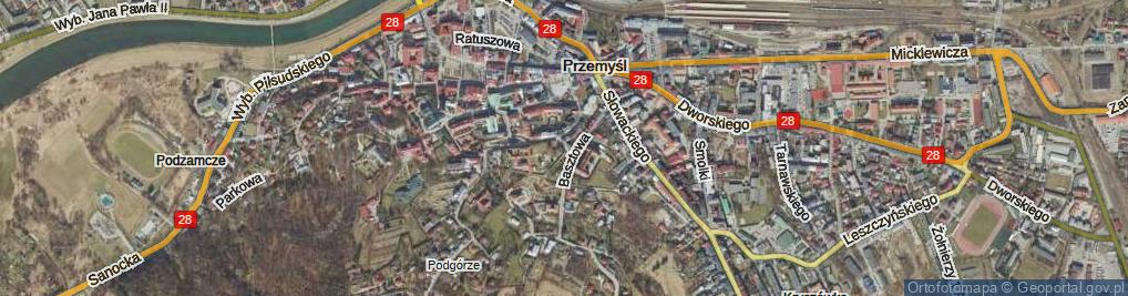 Zdjęcie satelitarne Komisji Edukacji Narodowej ul.