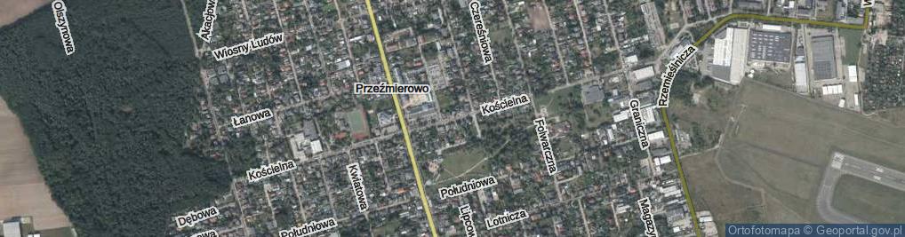 Zdjęcie satelitarne Kościelna ul.