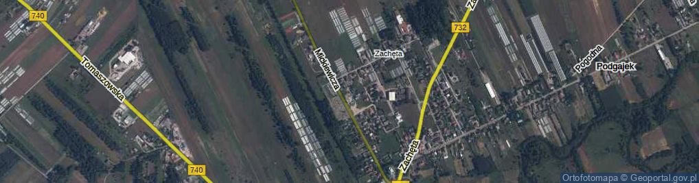 Zdjęcie satelitarne Konopnickiej Marii ul.