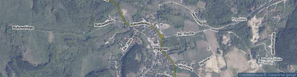 Zdjęcie satelitarne Kościelna ul.