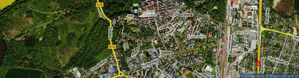 Zdjęcie satelitarne Kopernika Mikołaja ul.