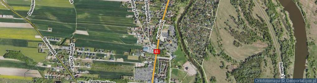 Zdjęcie satelitarne Kościuszki Tadeusza, gen. ul.