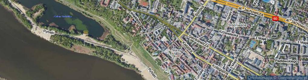 Zdjęcie satelitarne Kocia ul.