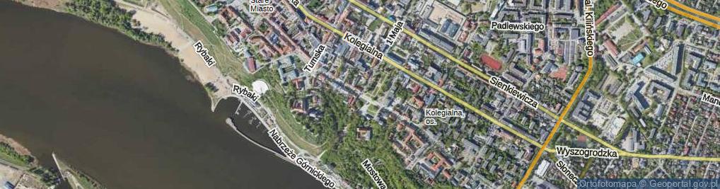 Zdjęcie satelitarne Kościuszki Tadeusza, gen. ul.