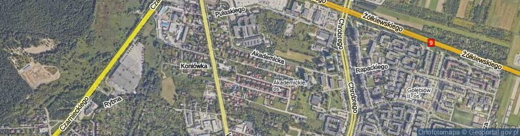 Zdjęcie satelitarne Kozłowskiego Dominika ul.