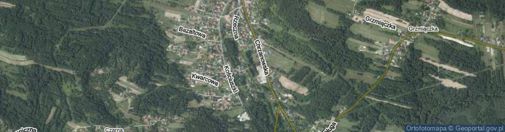 Zdjęcie satelitarne Kolejowa ul.