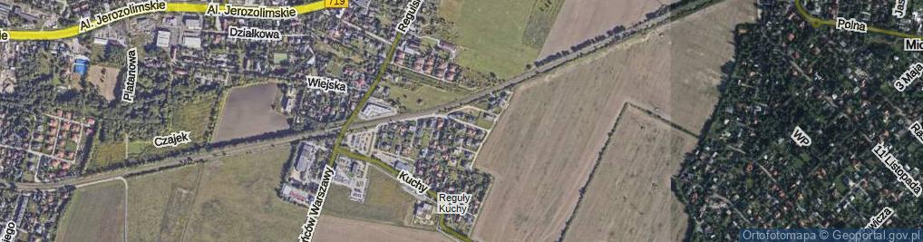 Zdjęcie satelitarne Kopciuszka ul.