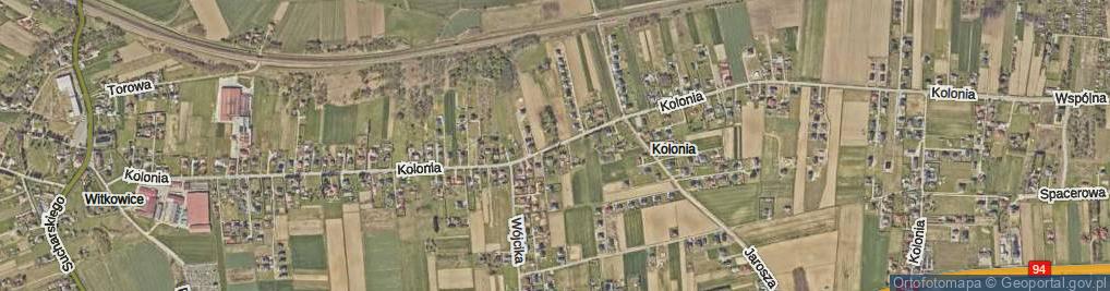 Zdjęcie satelitarne Kolonia ul.