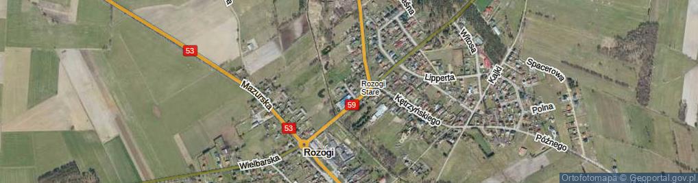 Zdjęcie satelitarne Konstytucji 3 Maja ul.