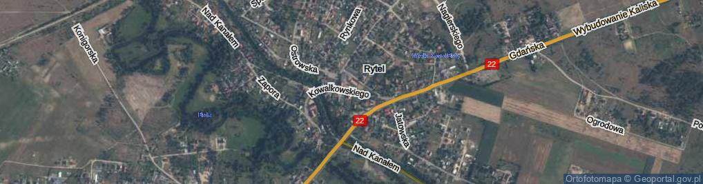 Zdjęcie satelitarne Kowalkowskiego Antoniego, ks. ul.