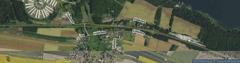 Zdjęcie satelitarne Kolejowa ul.