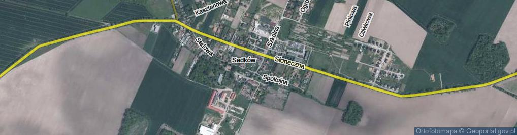 Zdjęcie satelitarne Kościelna ul.