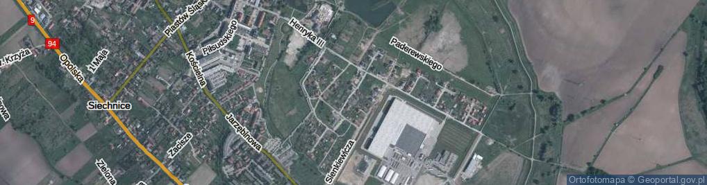 Zdjęcie satelitarne Kochanowskiego Jana ul.